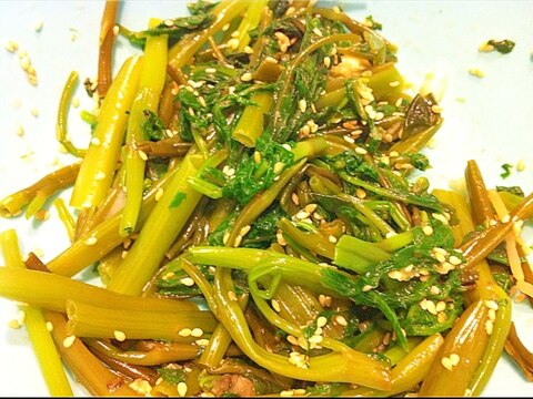 空心菜の中華風和え物